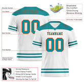 Custom Miami Personalized Authentic Football Jersey FBJ02-E0607-2